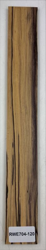 Griffbrett Weißes Ebenholz / Moon Ebony, 540x70x9mm Einzelstück #120